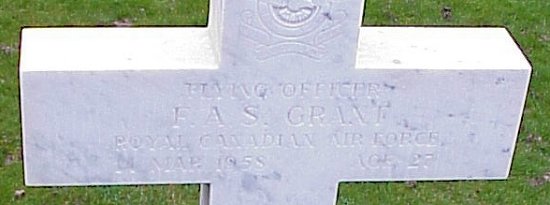 [F/O FAS Grant Grave Marker]