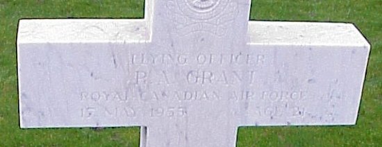 [F/O RA Grant Grave Marker]