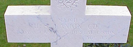 [Major HS Lankin Grave Marker]