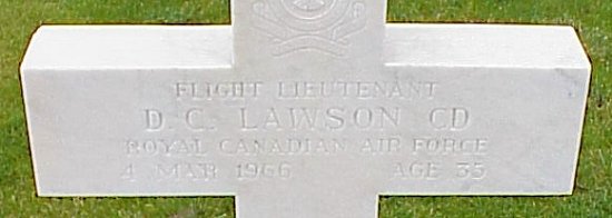 [F/L DC Lawson Grave Marker]