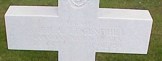 [Major JPA Legendre Grave Marker]