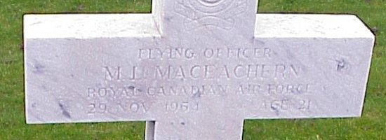 [F/O ML MacEachern Grave Marker]
