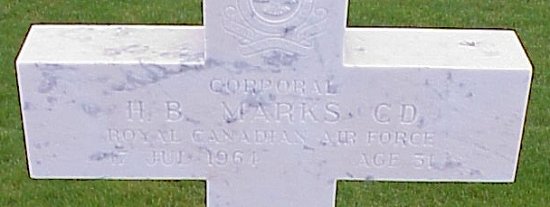 [Cpl HB Marks Grave Marker]