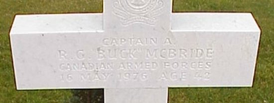 [Captain RG McBride Grave Marker]