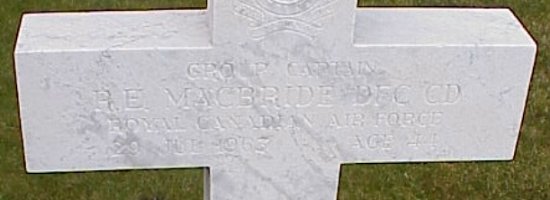 [G/C RE MacBride Grave Marker]