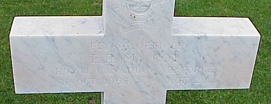 [F/O ER McCoy Grave Marker]