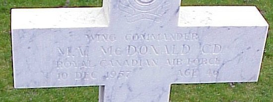 [W/C MV McDonald Grave Marker]