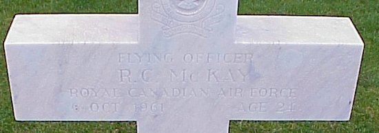 [F/O RC McKay Grave Marker]