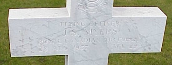 [F/O JS Myers Grave Marker]