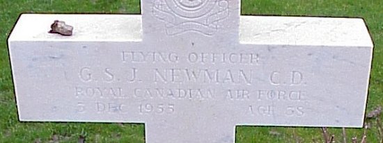 [F/O GS Newman Grave Marker]