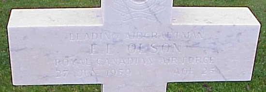 [LAC EL Olson Grave Marker]