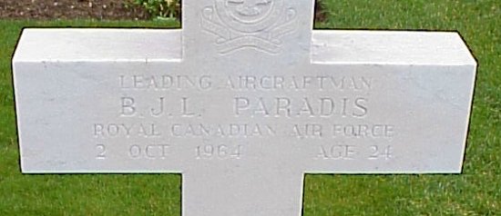 [LAC BJL Paradis Grave Marker]