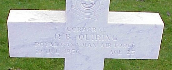 [Cpl RB Quiring Grave Marker]