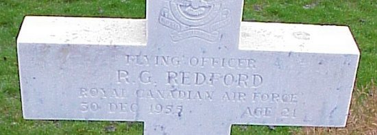 [F/O RG Redford Grave Marker]