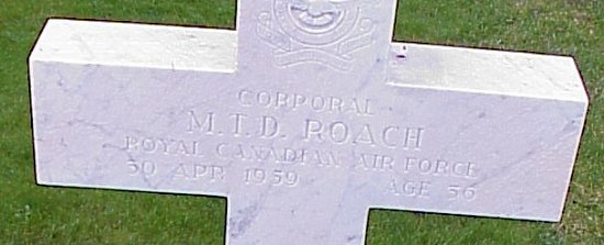 [Cpl MTD Roach Grave Marker]