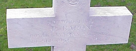 [F/O P Baron Grave Marker]
