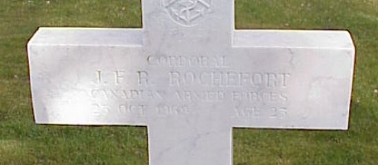 [Cpl CFR Rochefort Grave Marker]
