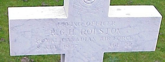 [F/O RGH Rolston Grave Marker]