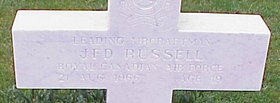 [LAC JFD Russell Grave Marker]