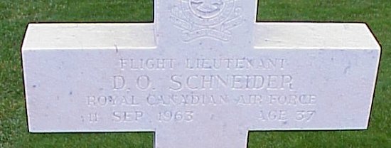 [F/L DO Schneider Grave Marker]