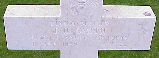 [F/O DH Smith Grave Marker]