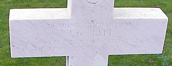 [LAC JG Tait Grave Marker]