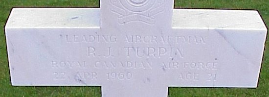 [LAC RJ Turpin Grave Marker]