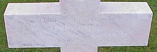 [LAC RR White Grave Marker]