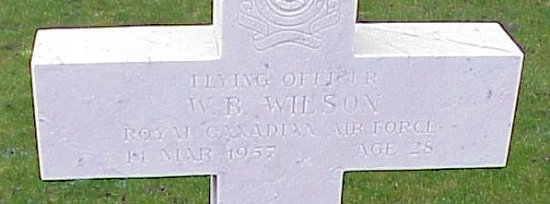 [F/O WB Wilson Grave Marker]