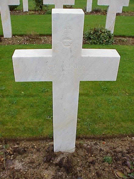 [Cpl KR Wiskin Grave Marker]