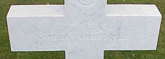 [Captain WM Wright Grave Marker]