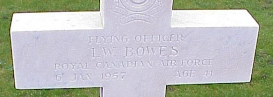 [F/O IW Bowes Grave Marker]