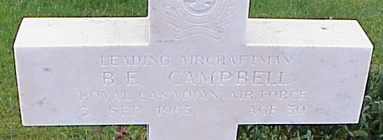 [LAC BE Campbell Grave Marker]