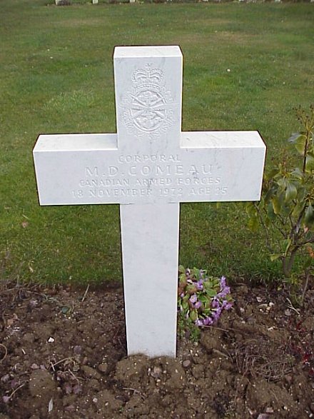 [Cpl MD Comeau Grave Marker]