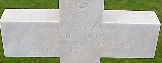 [LAC JH Cook Grave Marker]