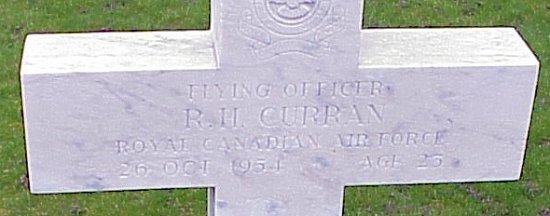 [F/O RH Curran Grave Marker]