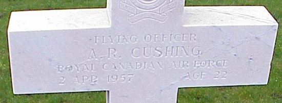 [F/O AR Cushing Grave Marker]