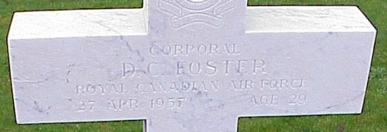 [Cpl DC Foster Grave Marker]