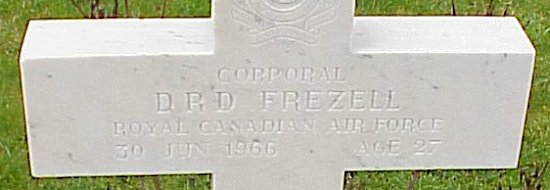 [Cpl DRD Frezell Grave Marker]