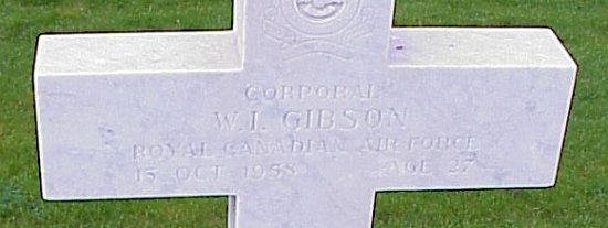 [Cpl WI Gibson Grave Marker]