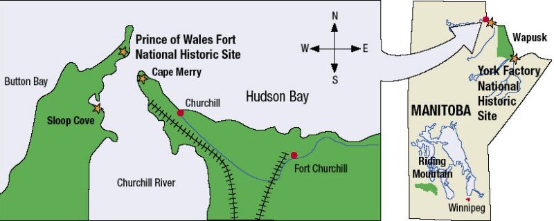 [Map of Churchill Area]