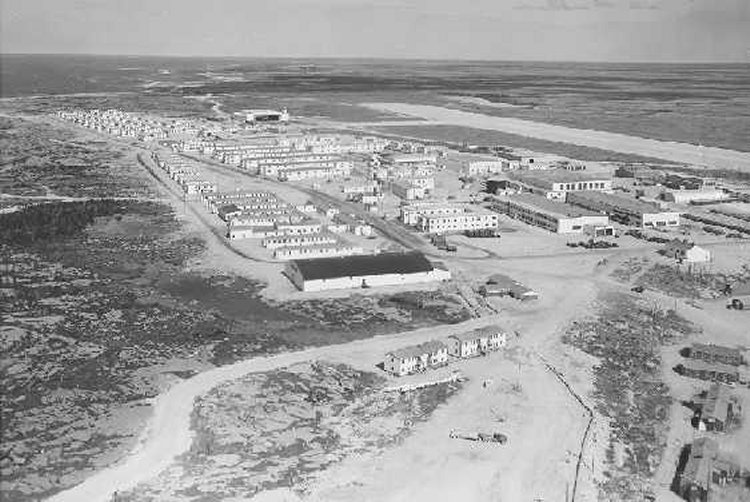 [Aerial photo of Fort Churchill]